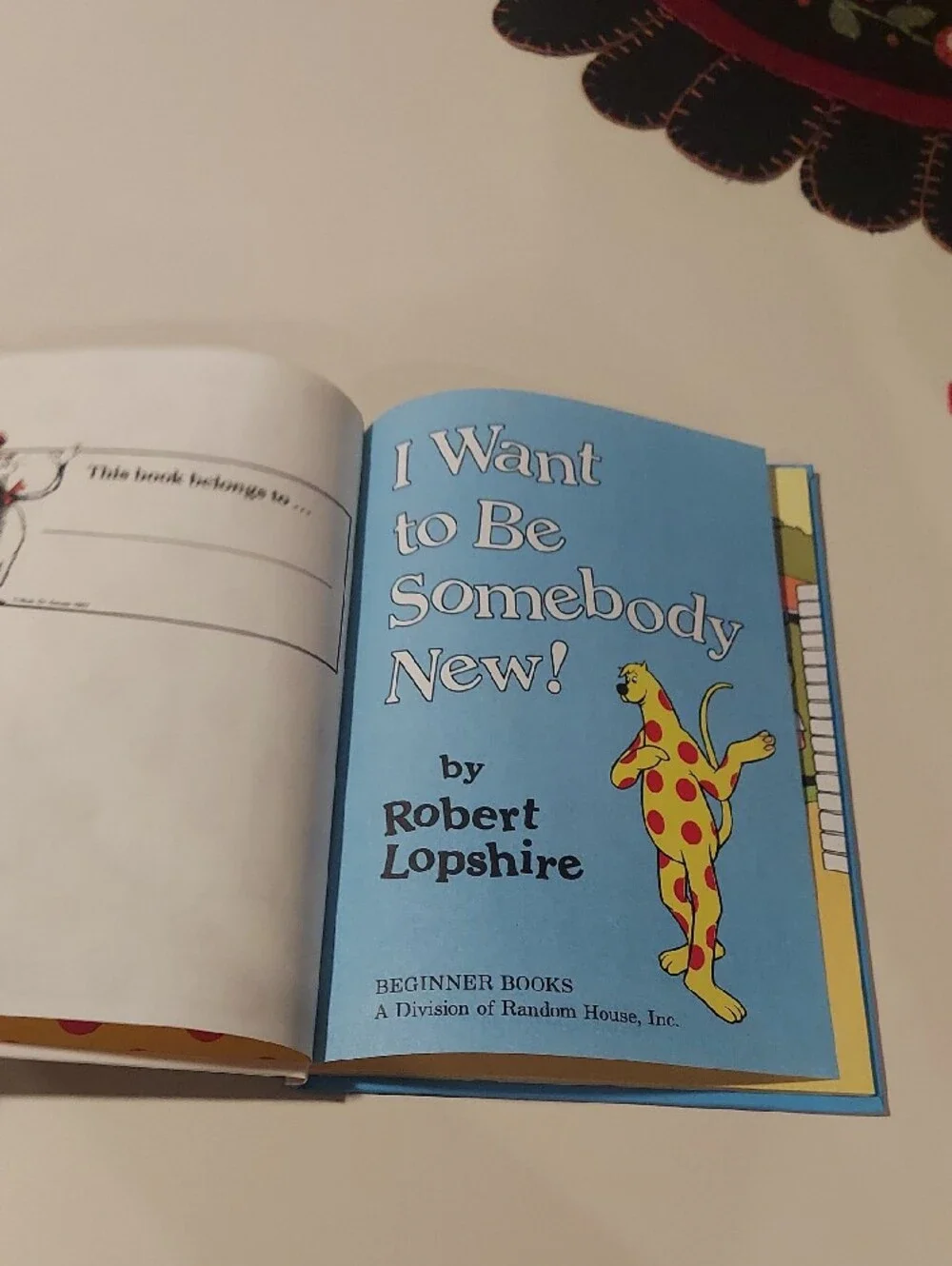 I Want to Be Somebody New! by Robert Lopshire